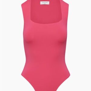 Aritzia Contour Esteem Bodysuit in Stargazer Pink Size Small